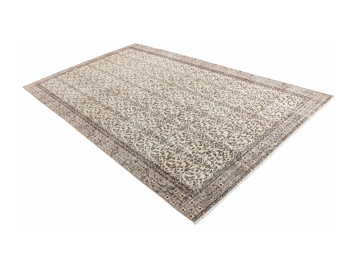 Tapis de laine 170x287 brun Ultra Vintage