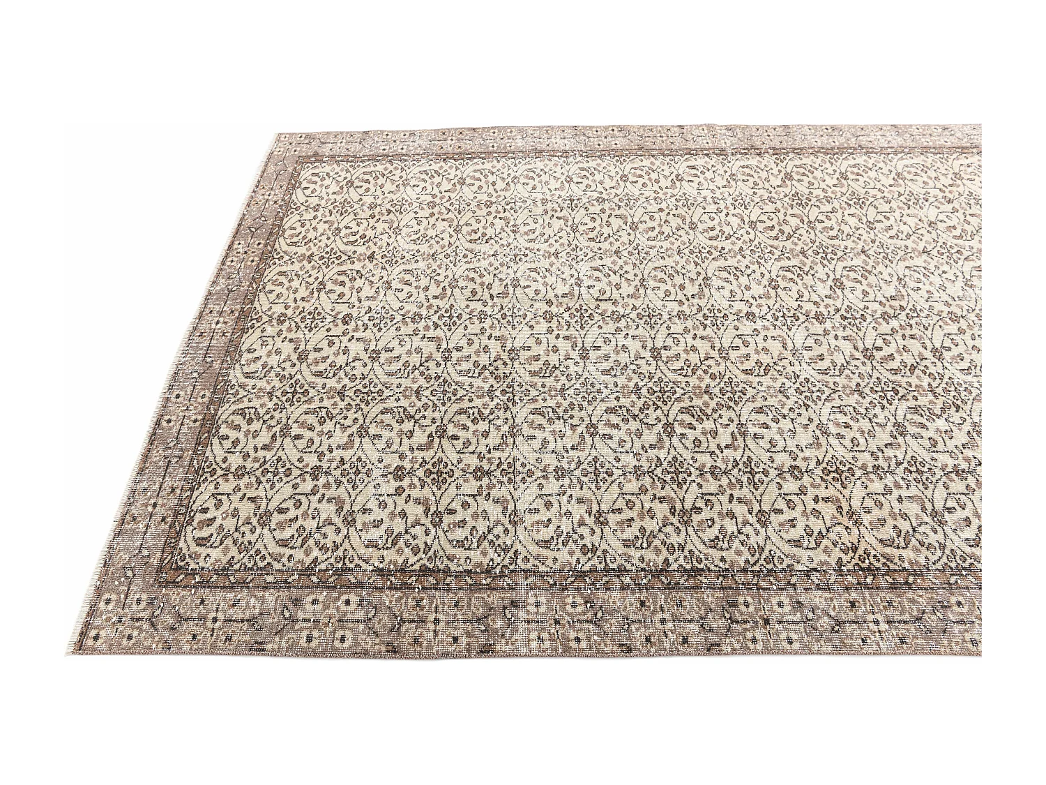Tapis de laine 170x287 brun Ultra Vintage