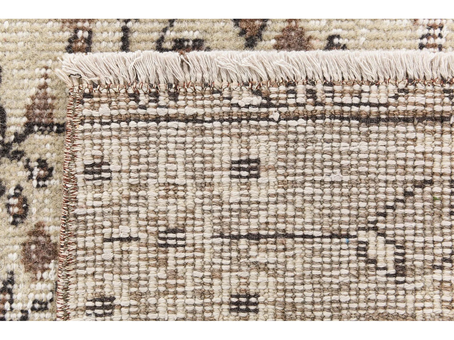 Tapis de laine 170x287 brun Ultra Vintage