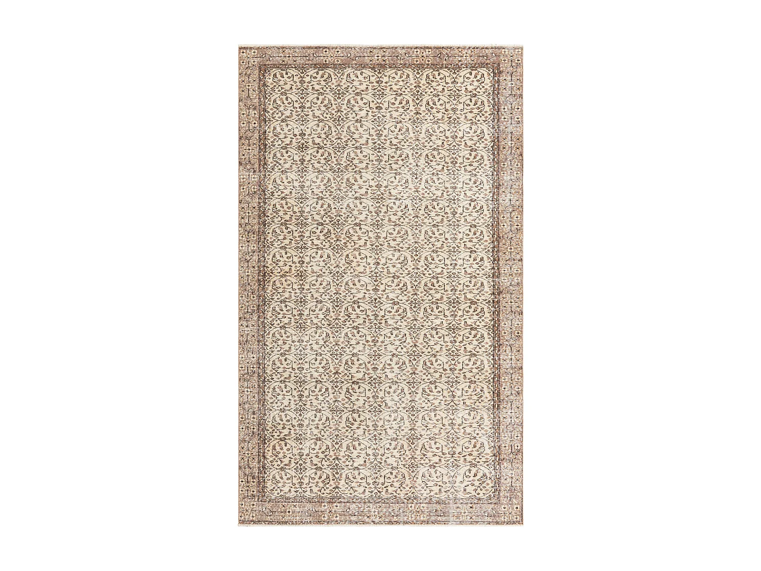 Tapis de laine 170x287 brun Ultra Vintage