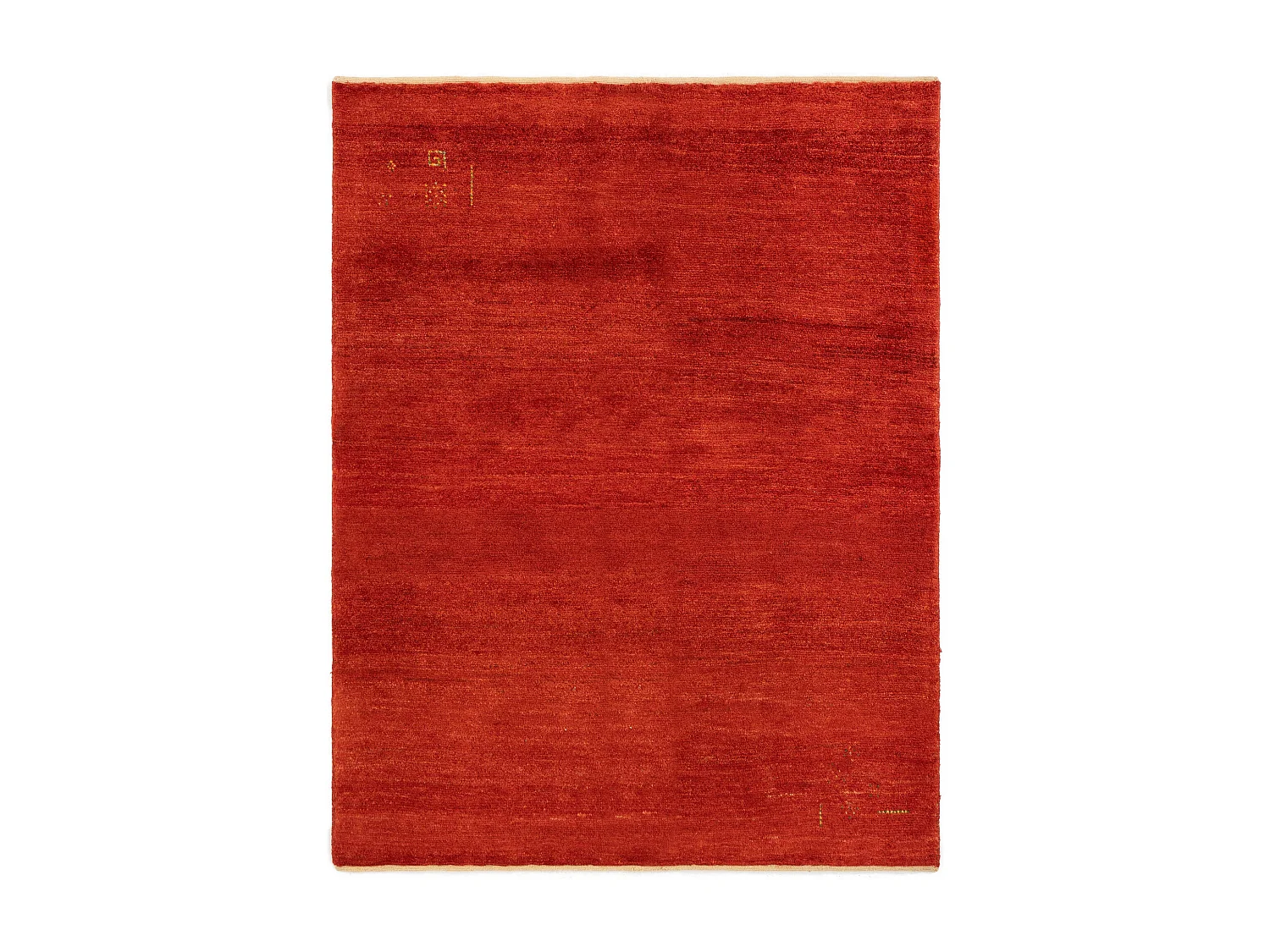 Tapis de laine 147x191 rouge Gabbeh Shouli