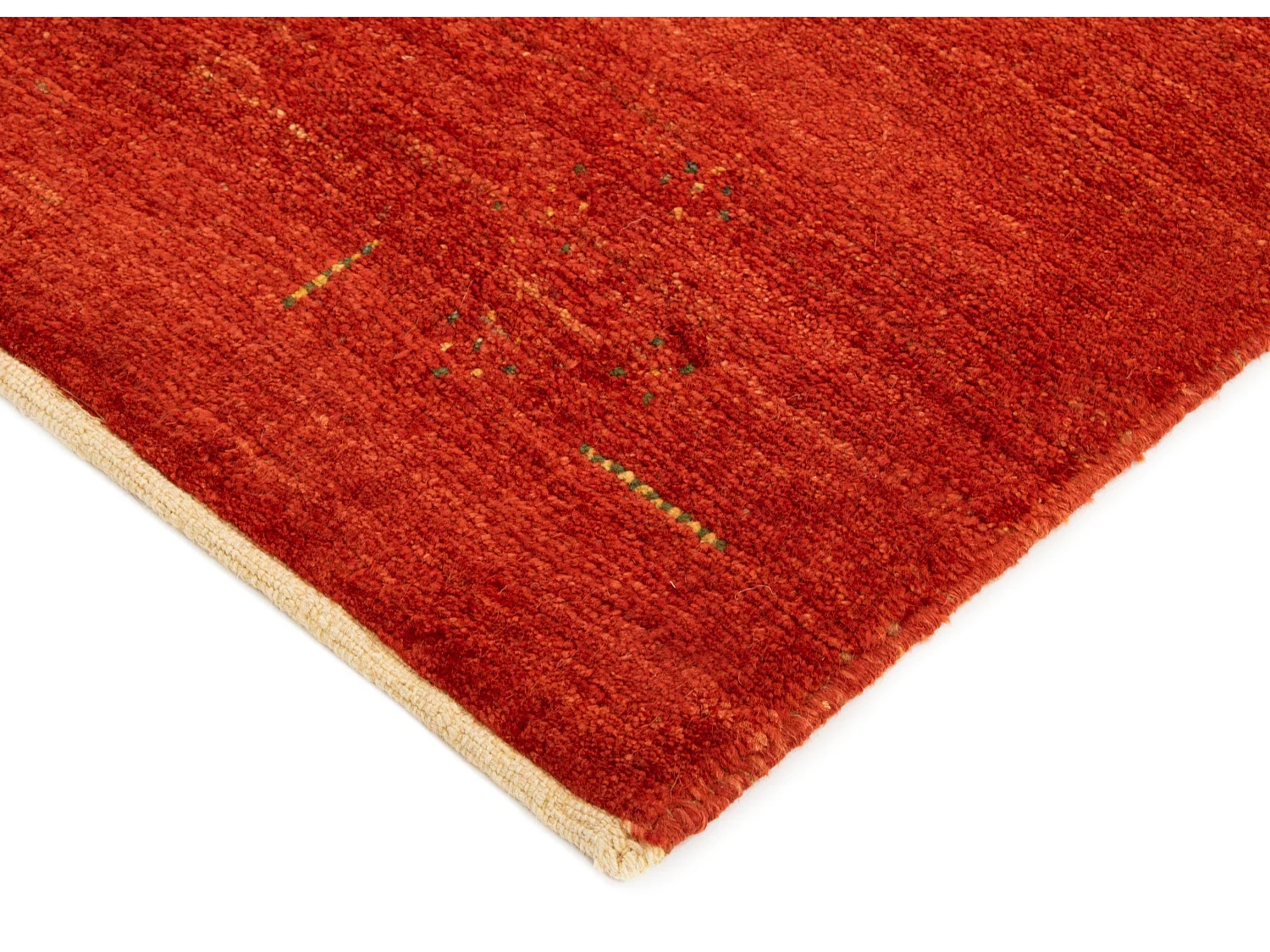 Tapis de laine 147x191 rouge Gabbeh Shouli