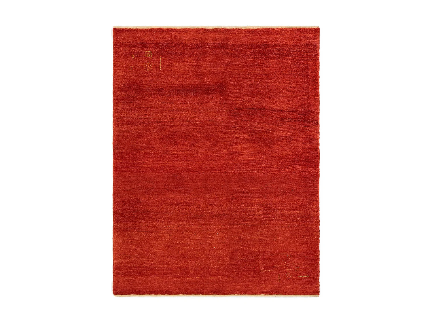 Tapis de laine 147x191 rouge Gabbeh Shouli