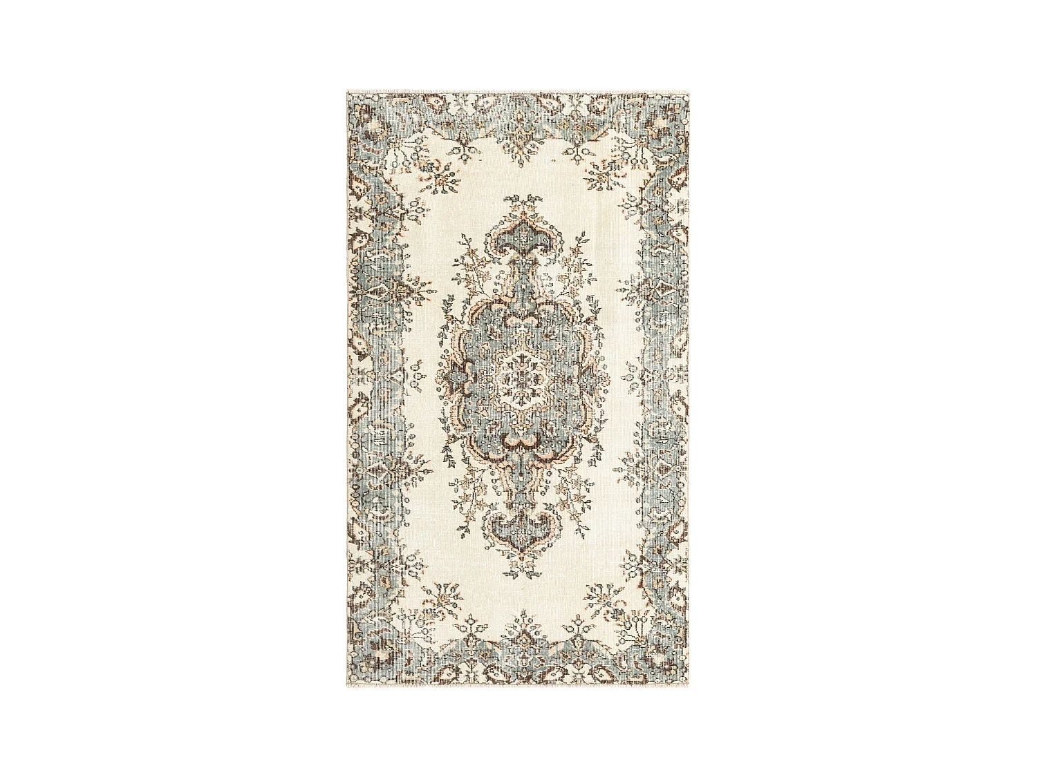 Tapis de laine 114x196 beige Ultra Vintage