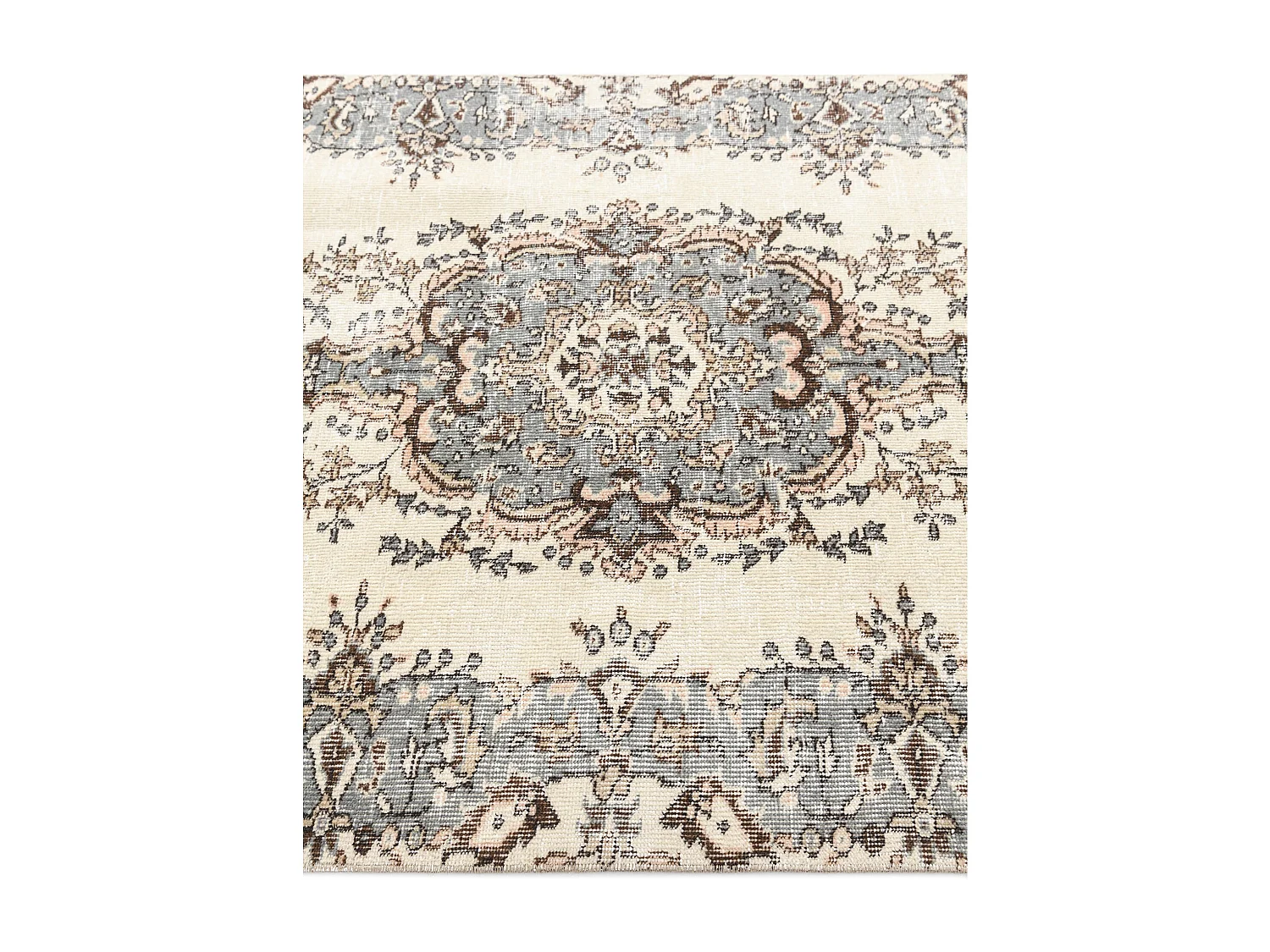 Tapis de laine 114x196 beige Ultra Vintage