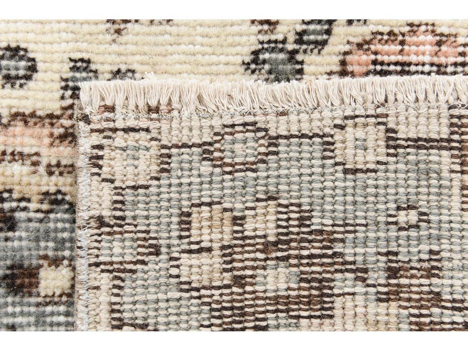 Tapis de laine 114x196 beige Ultra Vintage