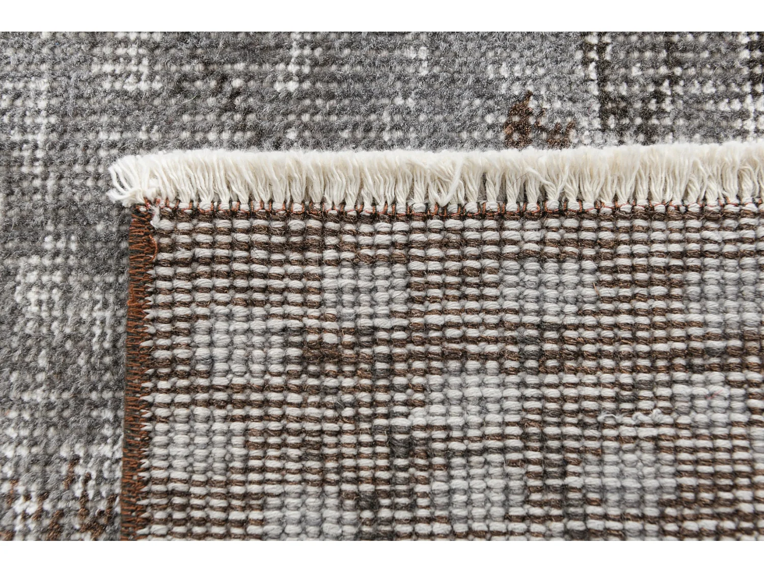 Tapis de laine 163x264 gris Ultra Vintage