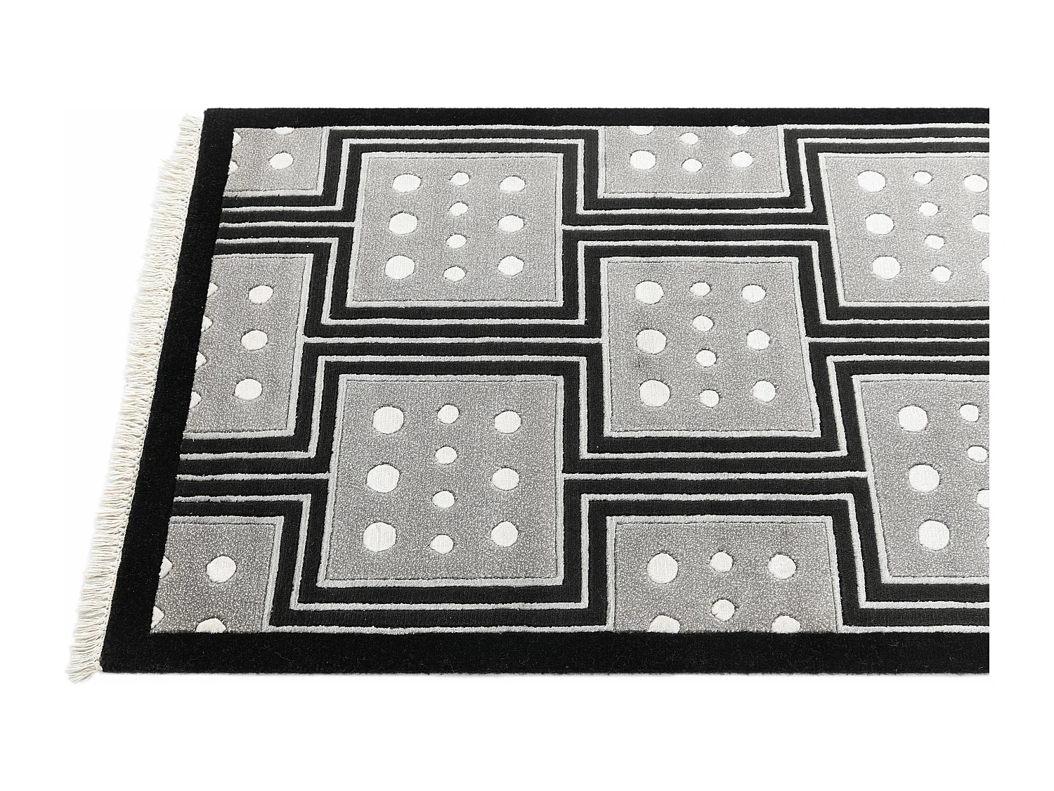 Loper-Woltapijt 206x79 Zwart Darya