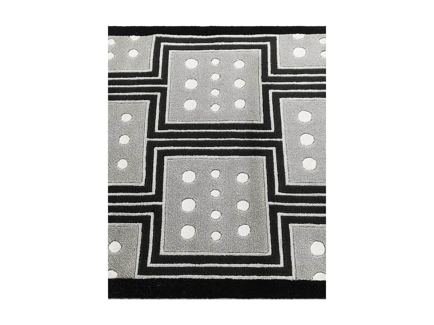 Loper-Woltapijt 206x79 Zwart Darya