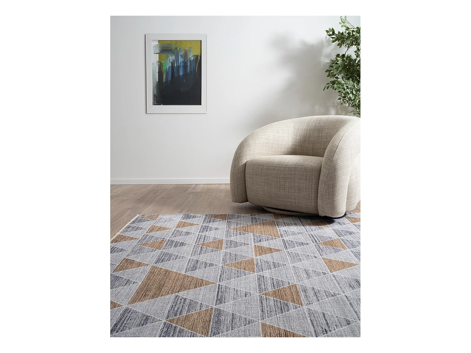 Teppich 180x275 Grau Kriens Atum