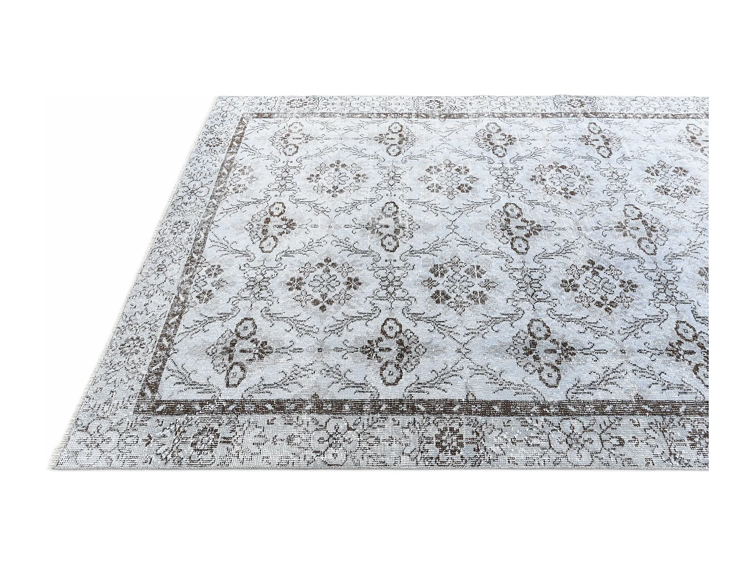 Wollteppich 170x300 Blau Ultra Vintage