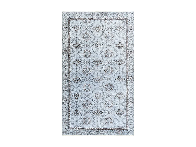 Tapis de laine 170x300 Bleu Ultra Vintage