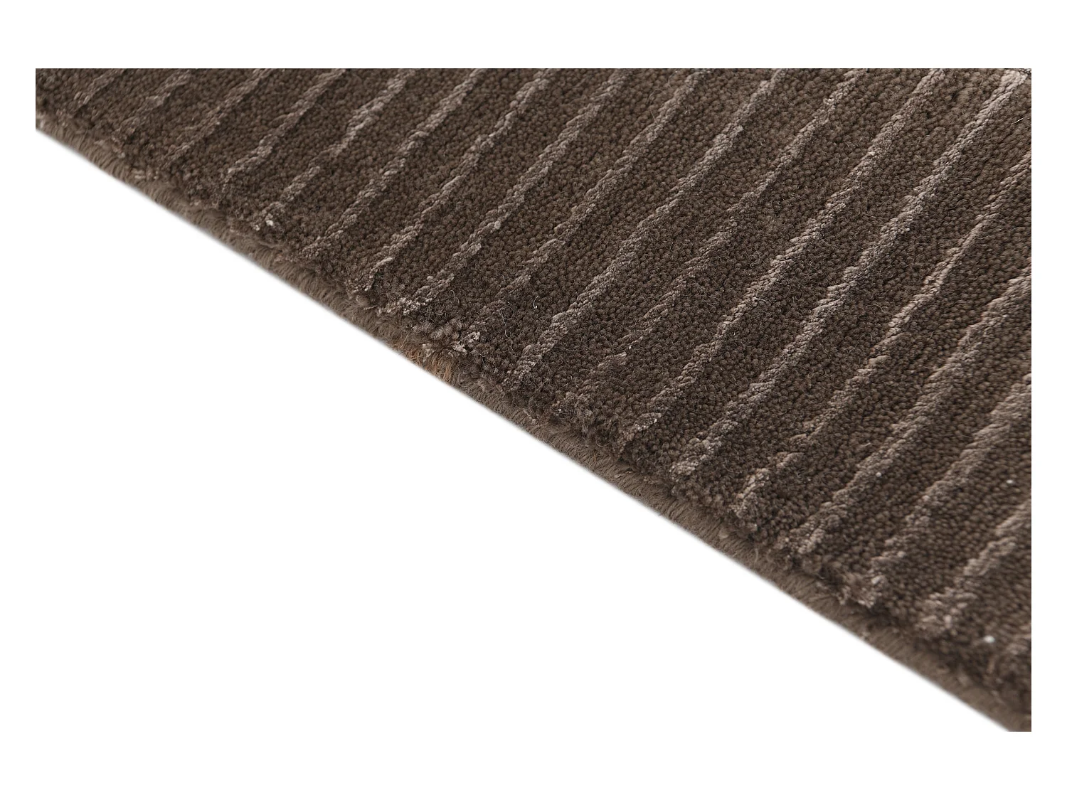 Tappeto per corridoio in lana 79x206 marrone Darya