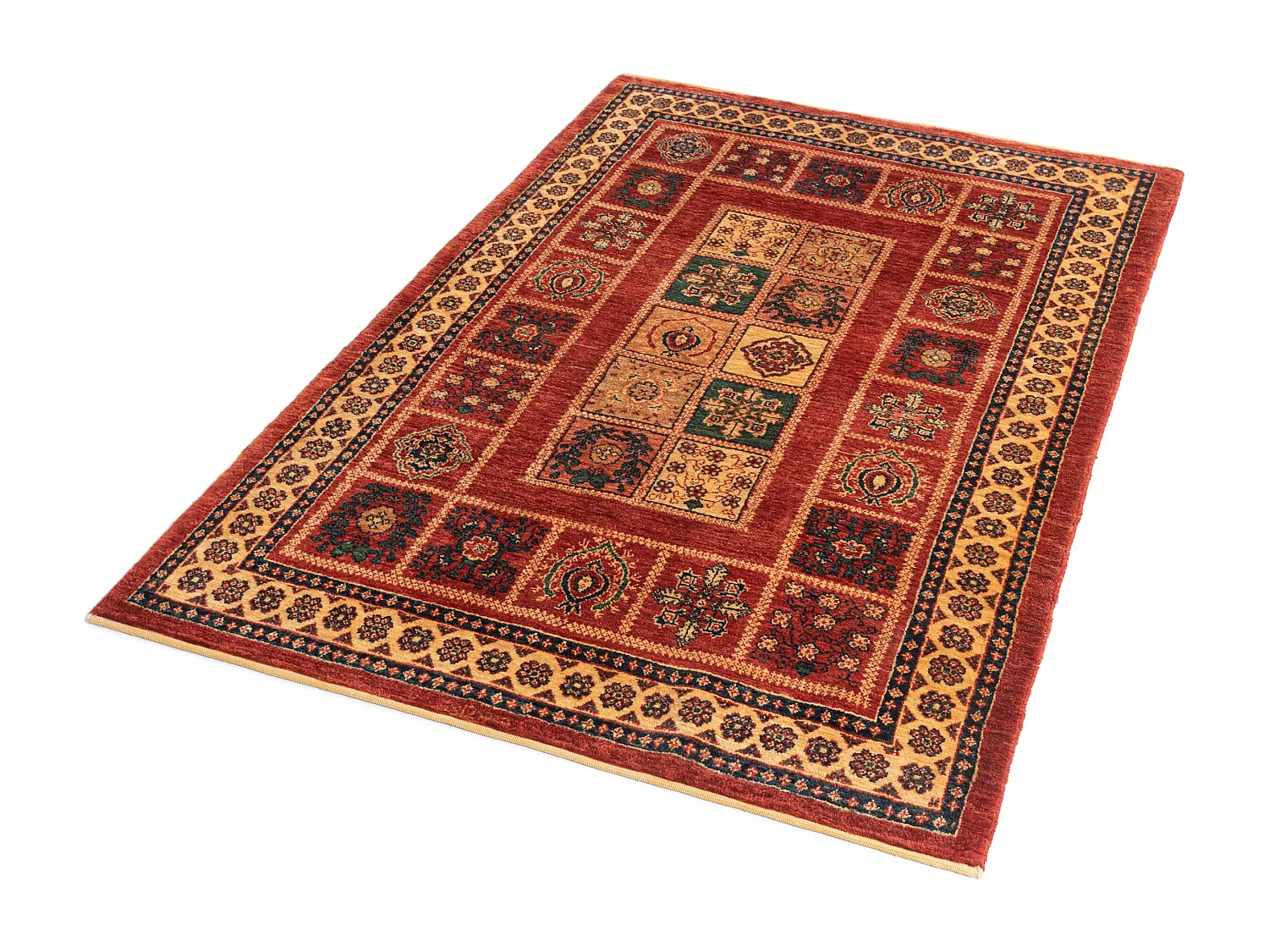Tapis de laine 108x167 rouge Kashkuli