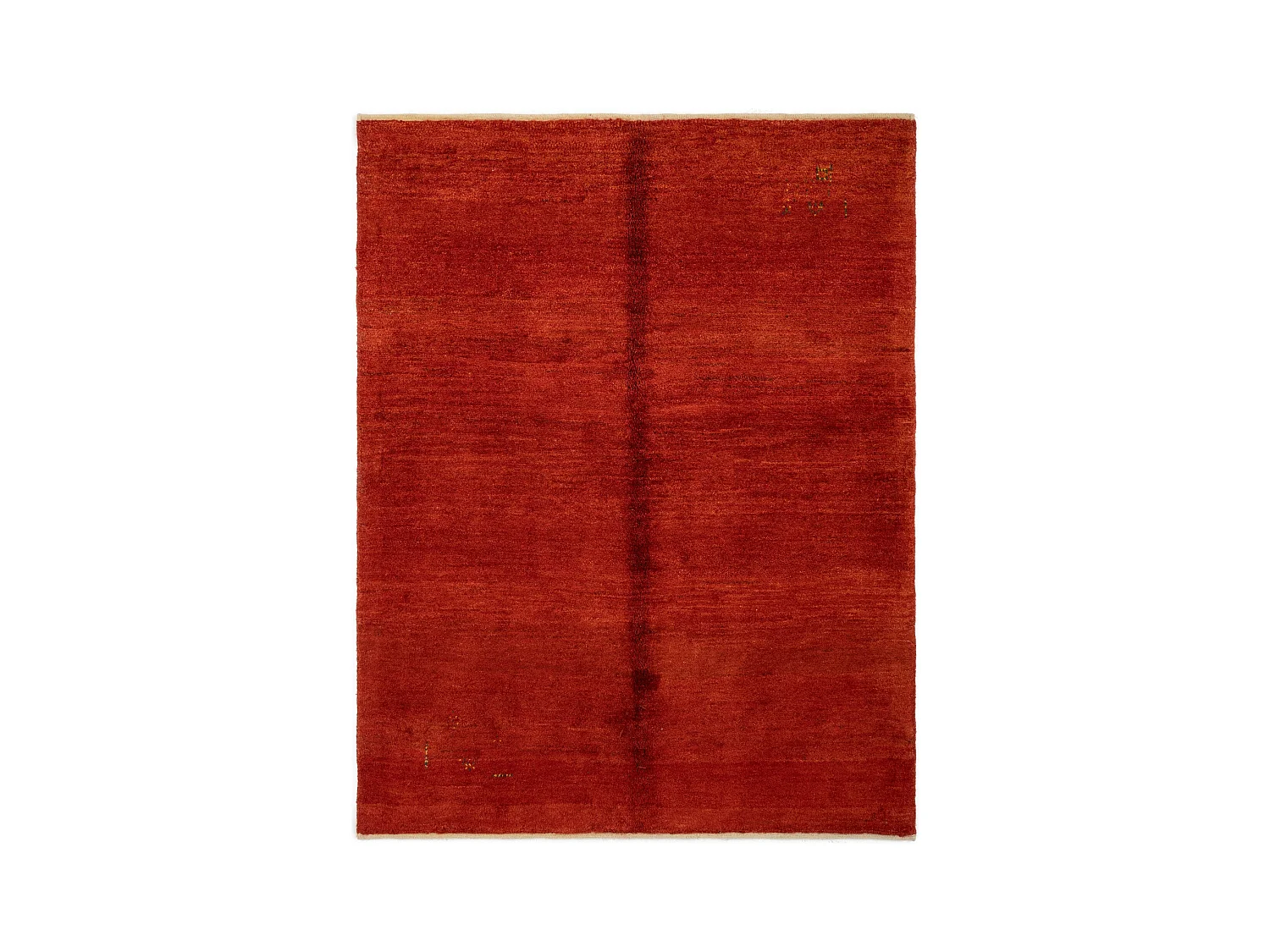 Tapis de laine 154x199 rouge Gabbeh Shouli