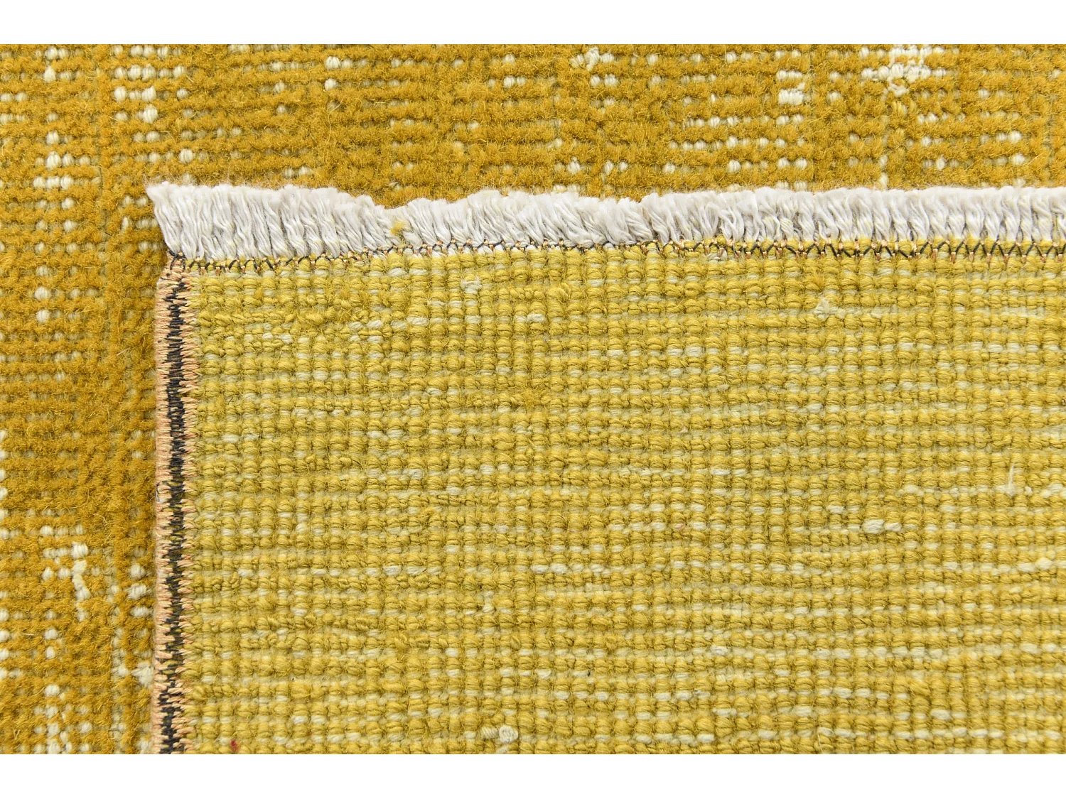 Wollteppich 142x234 Gelb Ultra Vintage