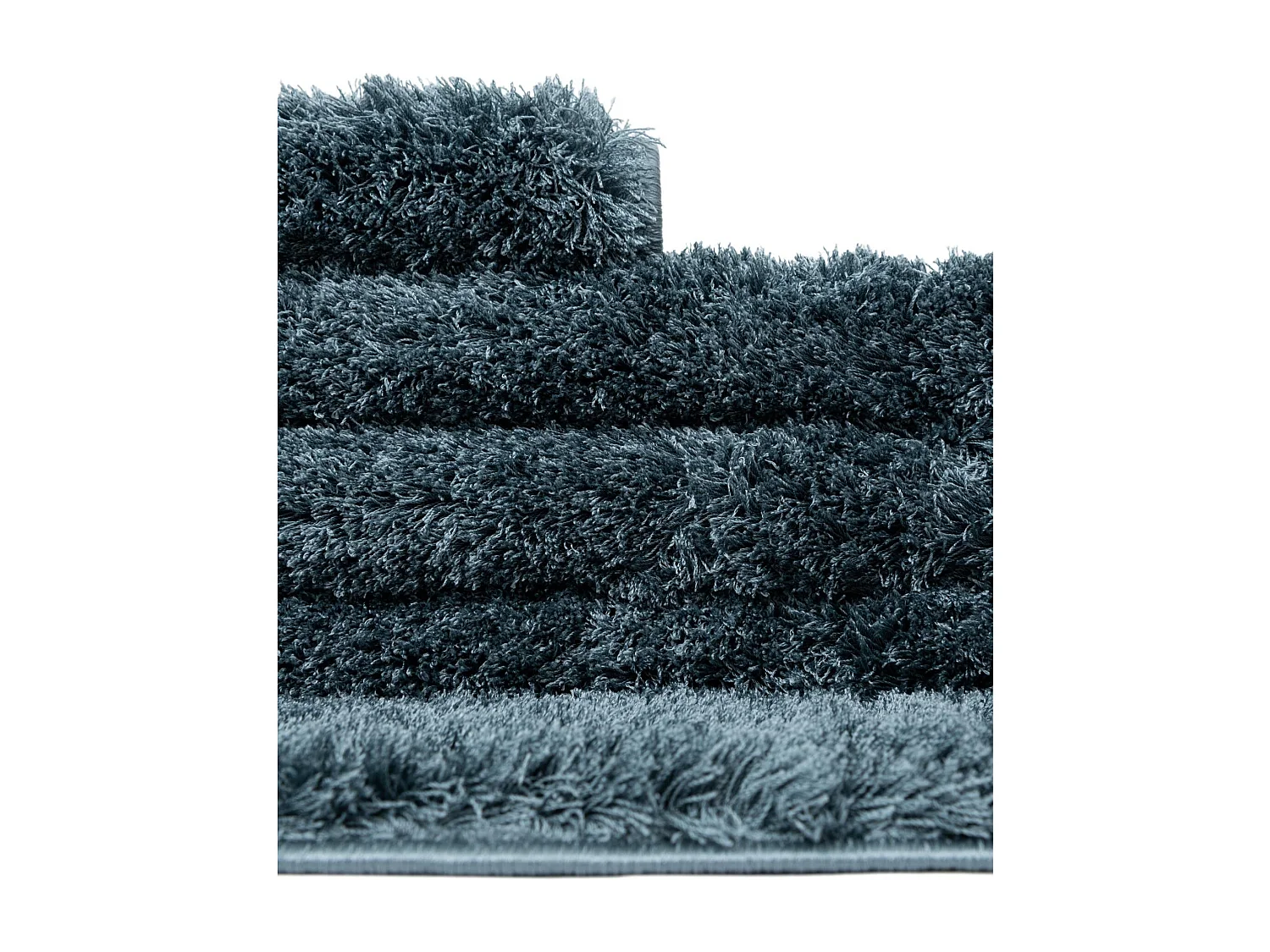 Hoogpolig tapijt 120x62 Blauw Luzern