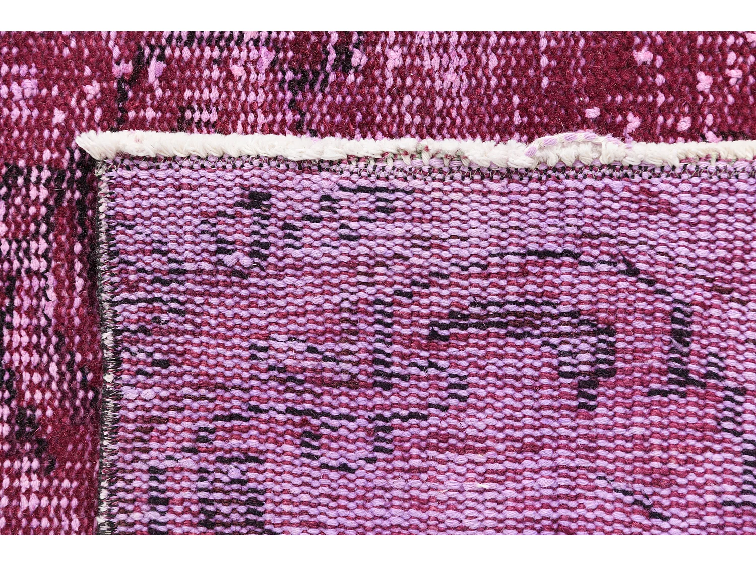 Tapis de laine 160x277 Violet Ultra Vintage