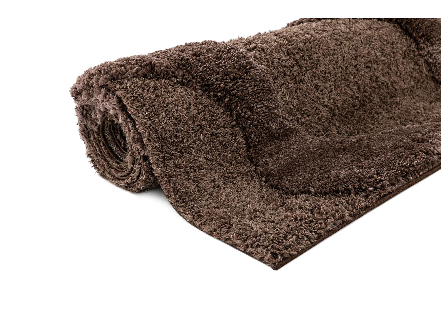 Tapis shaggy 240x305 marron foncé Thun Arbor