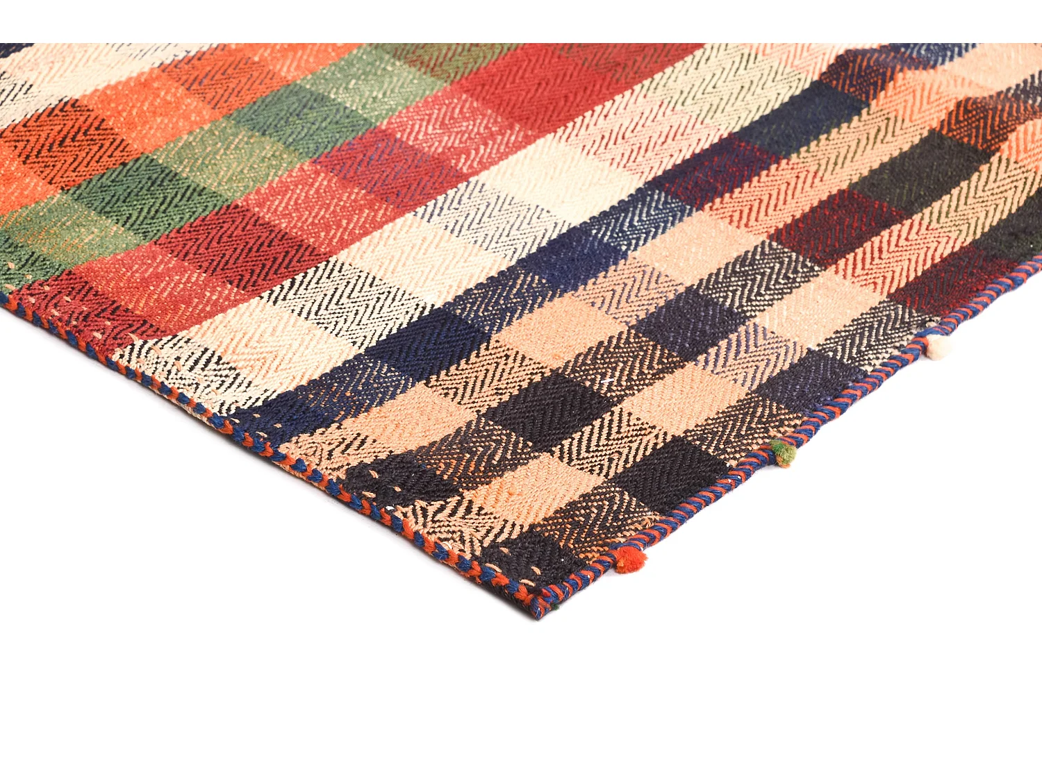 Tapis de laine 156x212 multicolore Jajim