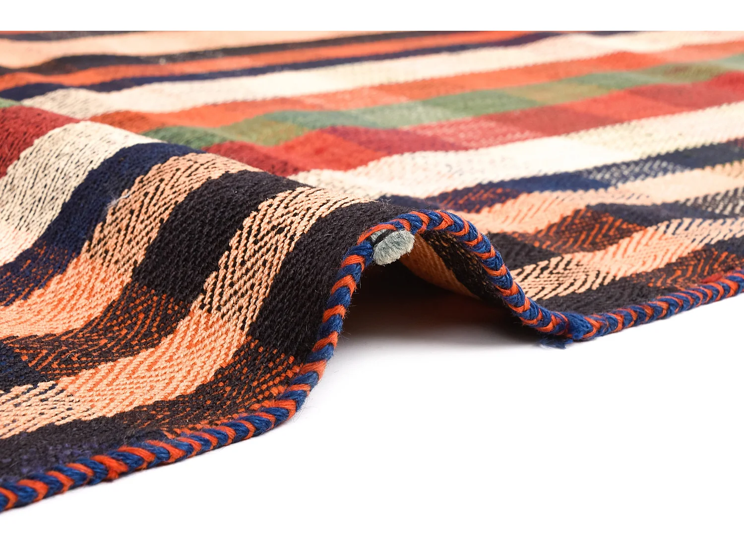 Tapis de laine 156x212 multicolore Jajim