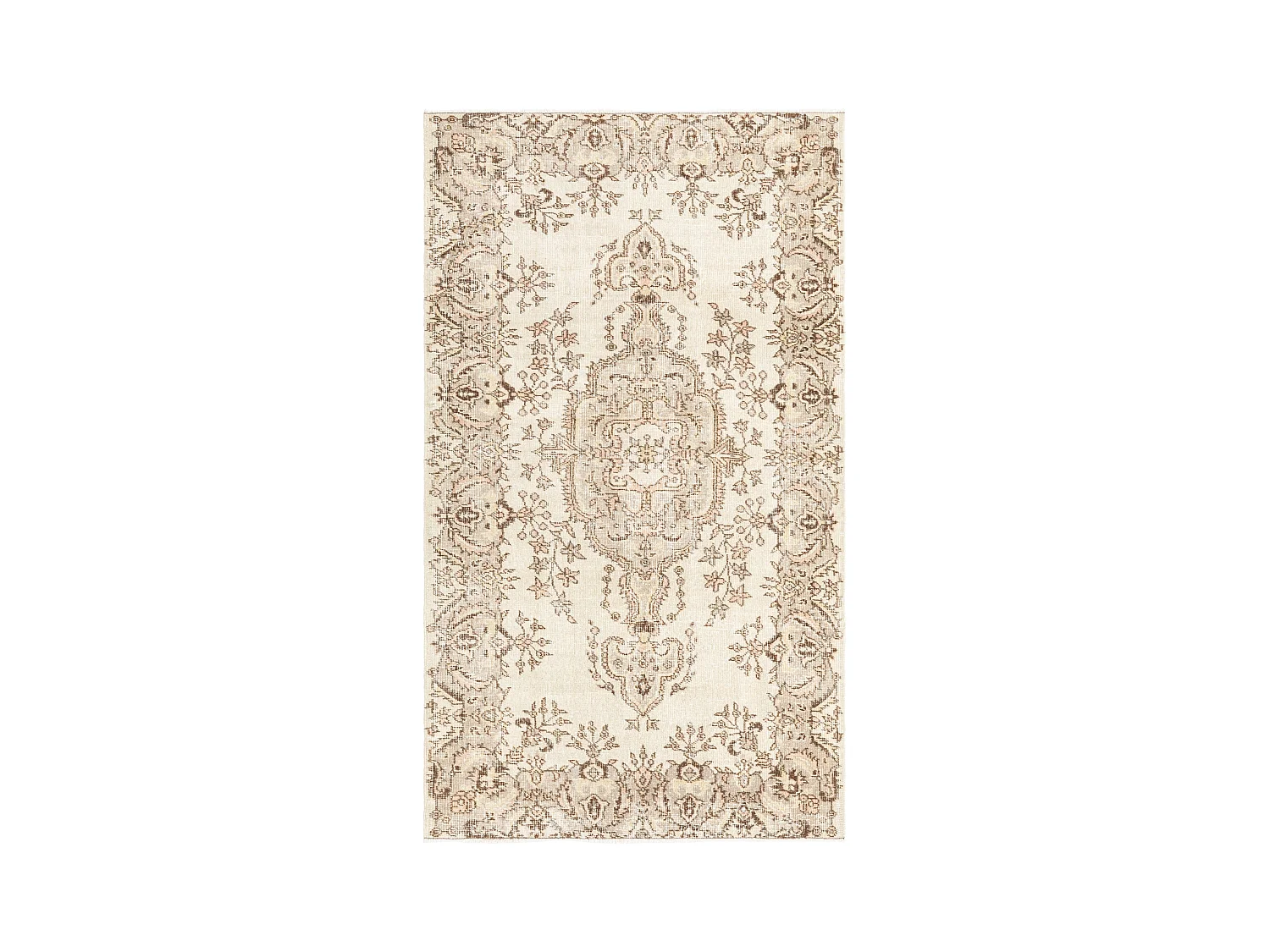 Tapis de laine 122x211 beige Ultra Vintage