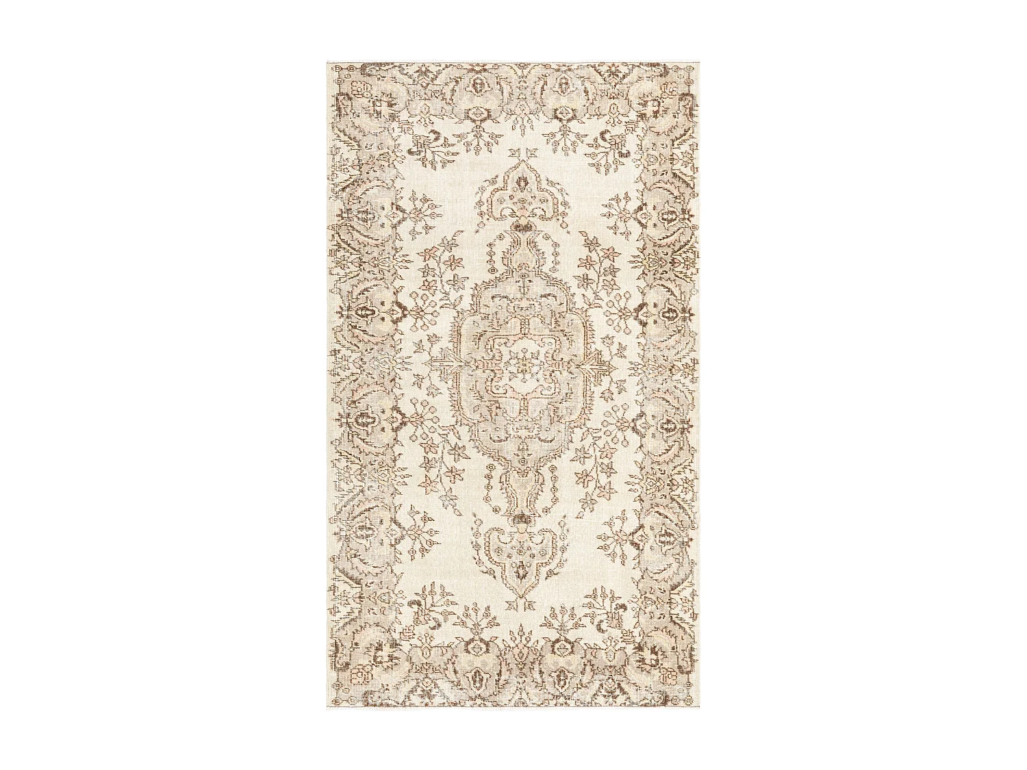 Tapis de laine 122x211 beige Ultra Vintage