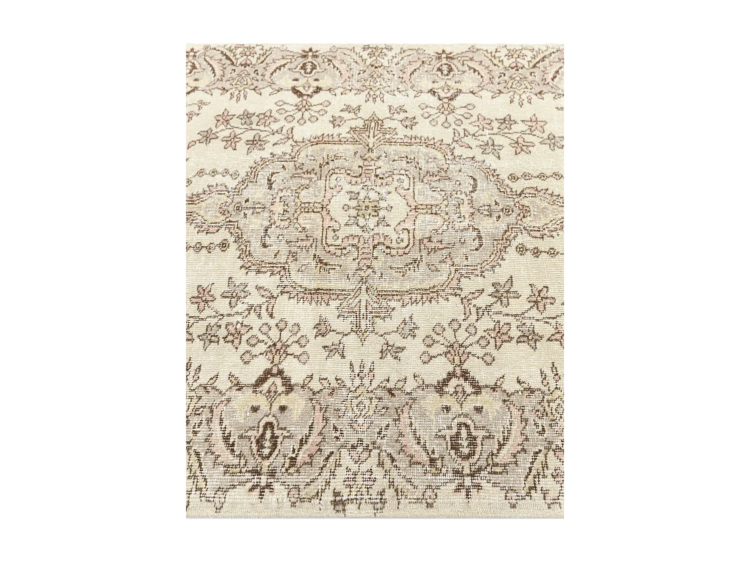 Tapis de laine 122x211 beige Ultra Vintage