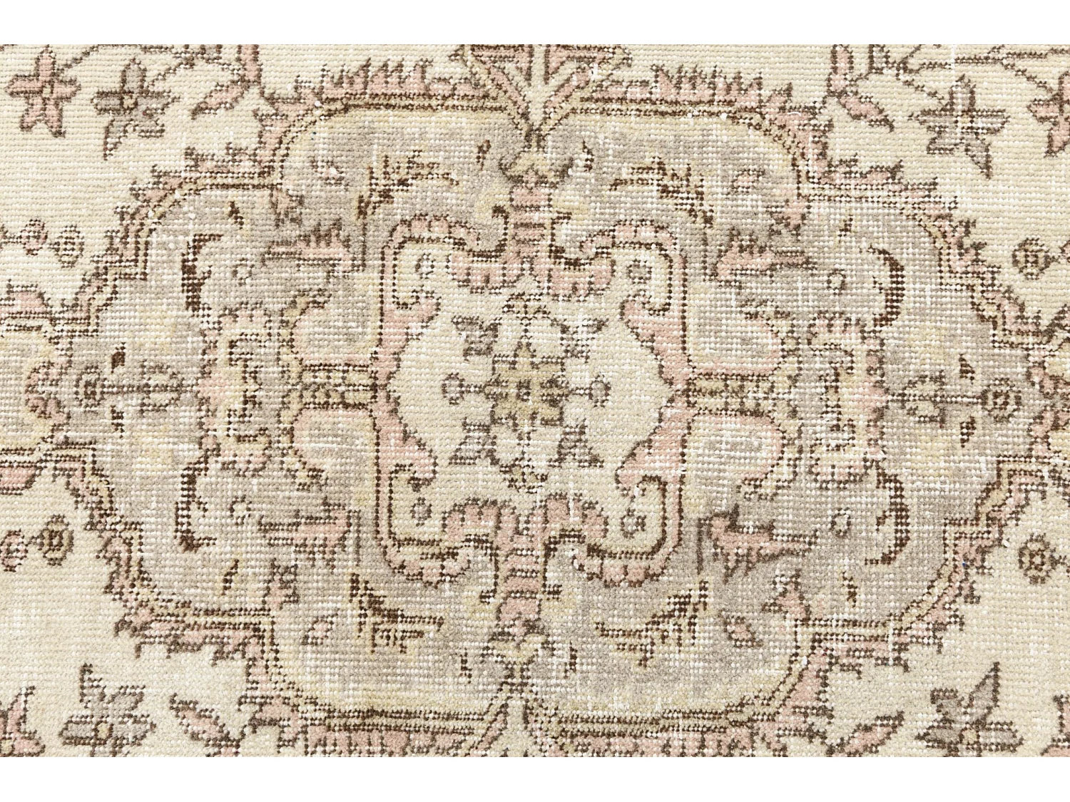 Tapis de laine 122x211 beige Ultra Vintage