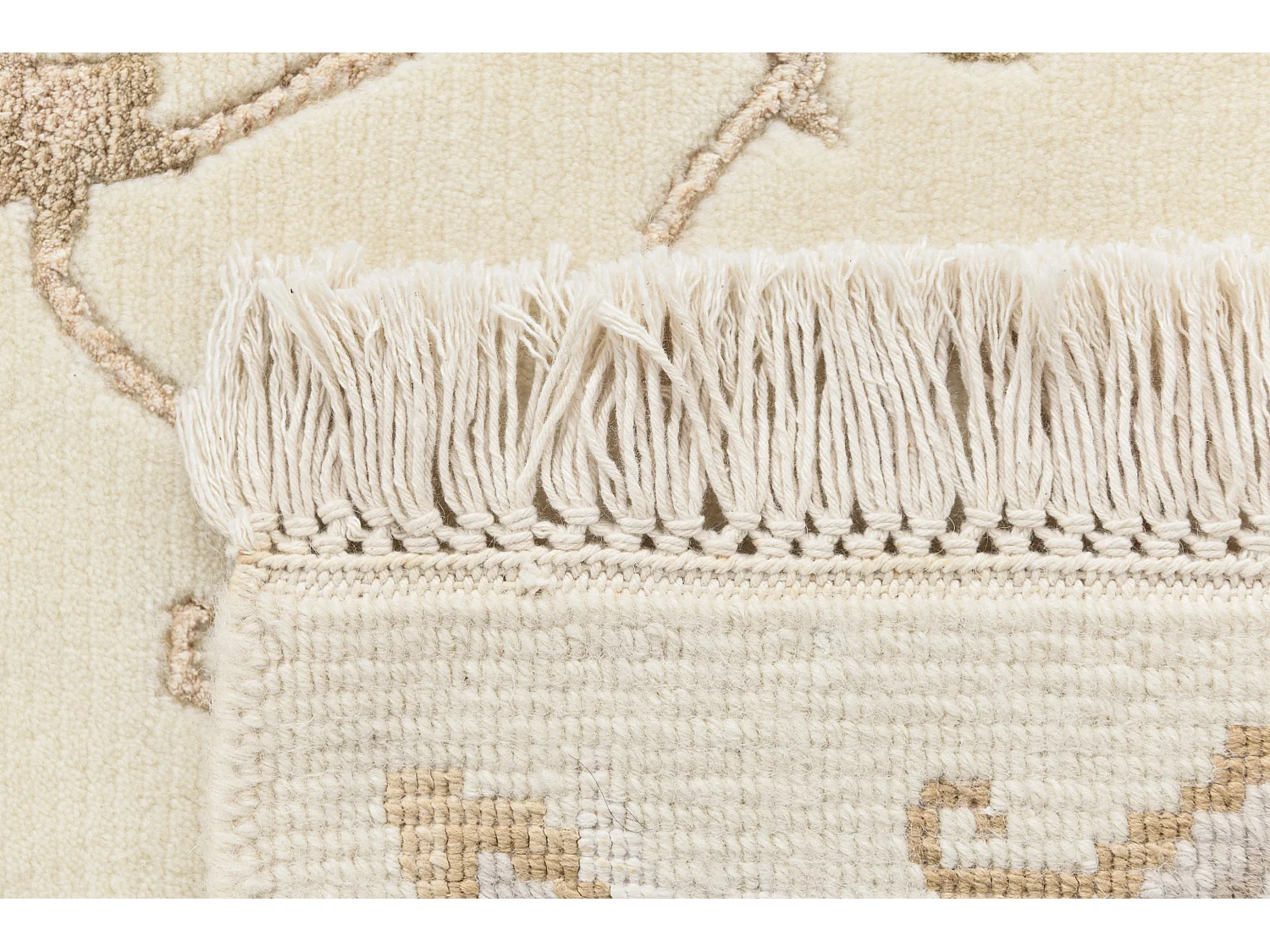 Wollteppich 122x183 Beige Darya