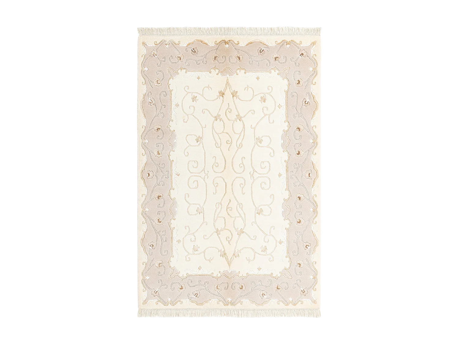 Wollteppich 122x183 Beige Darya