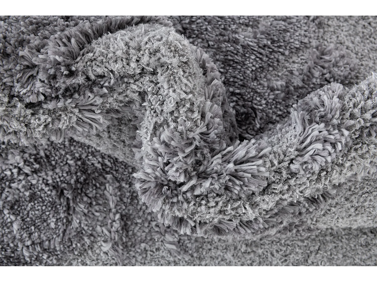 Tapis shaggy 240x305 gris Thun Scutum