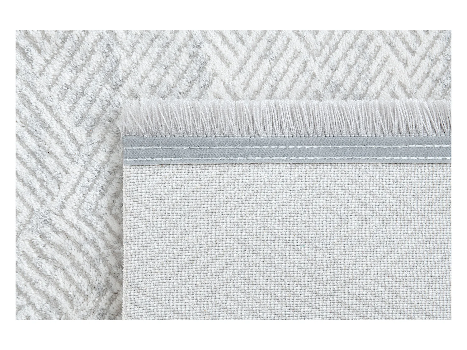 Teppich 275x365 Hellgrau Davos Cilia