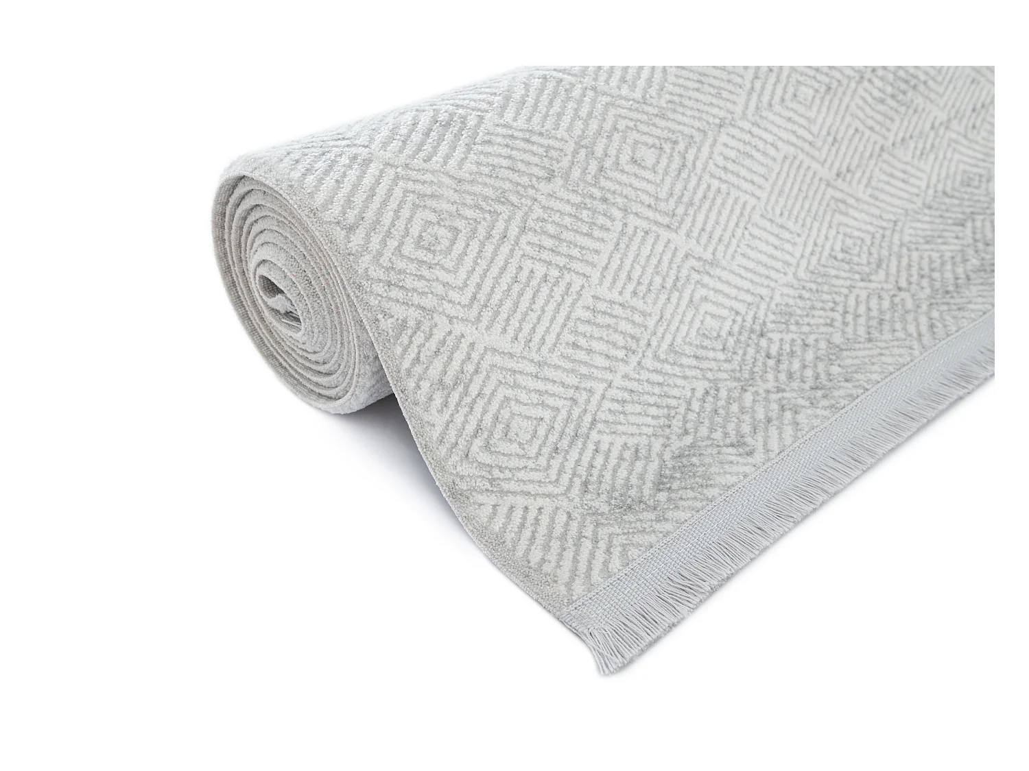 Teppich 275x365 Hellgrau Davos Cilia