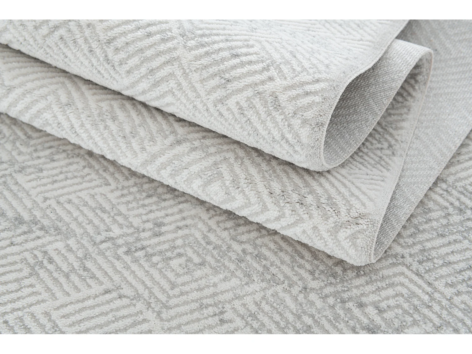 Teppich 275x365 Hellgrau Davos Cilia