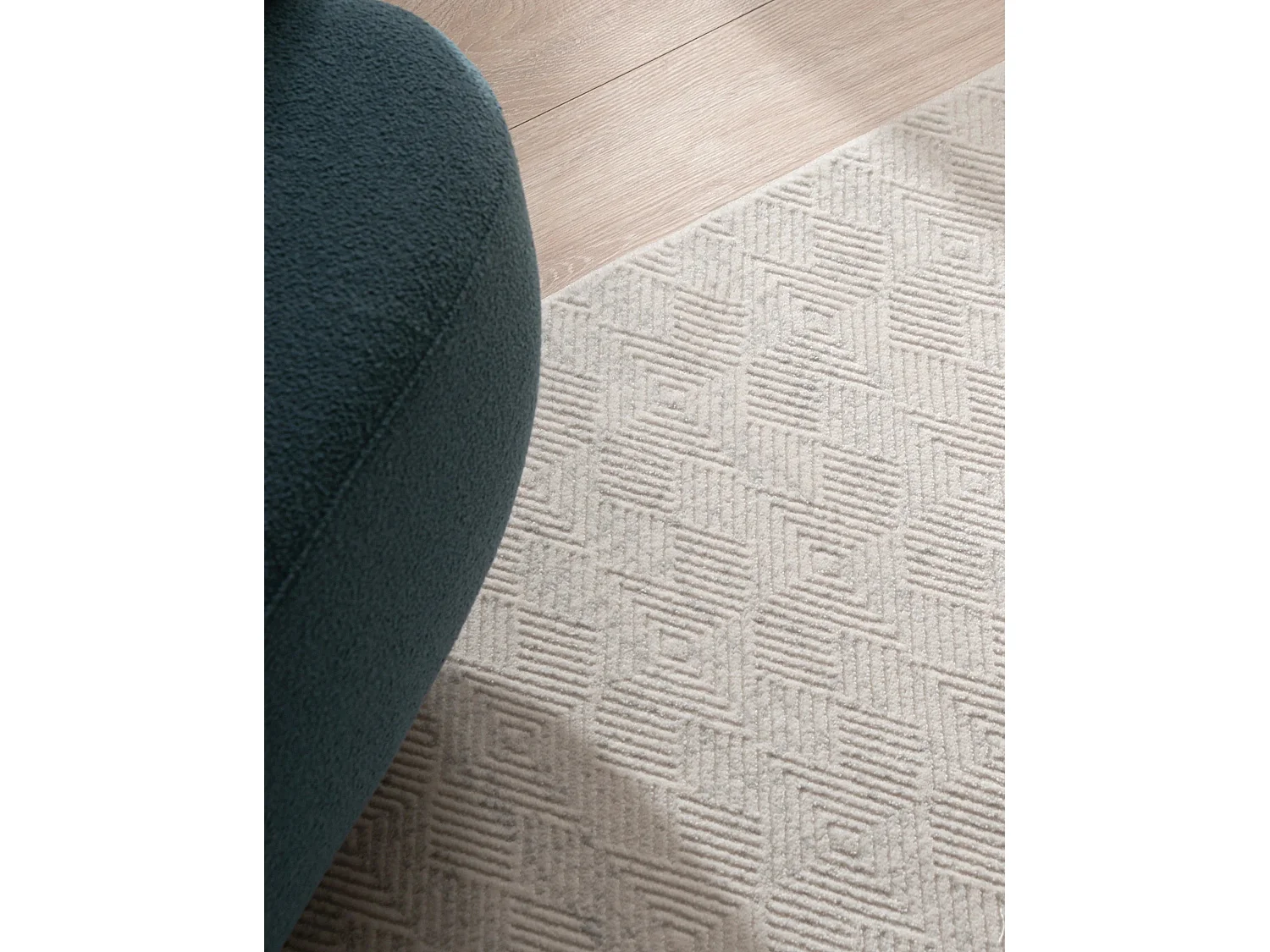 Teppich 275x365 Hellgrau Davos Cilia