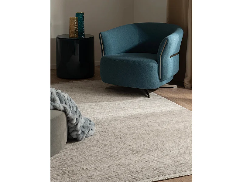 Teppich 275x365 Hellgrau Davos Cilia