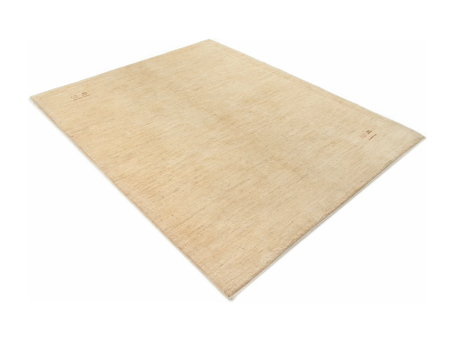 Tapis de laine 156x198 beige Gabbeh Shouli