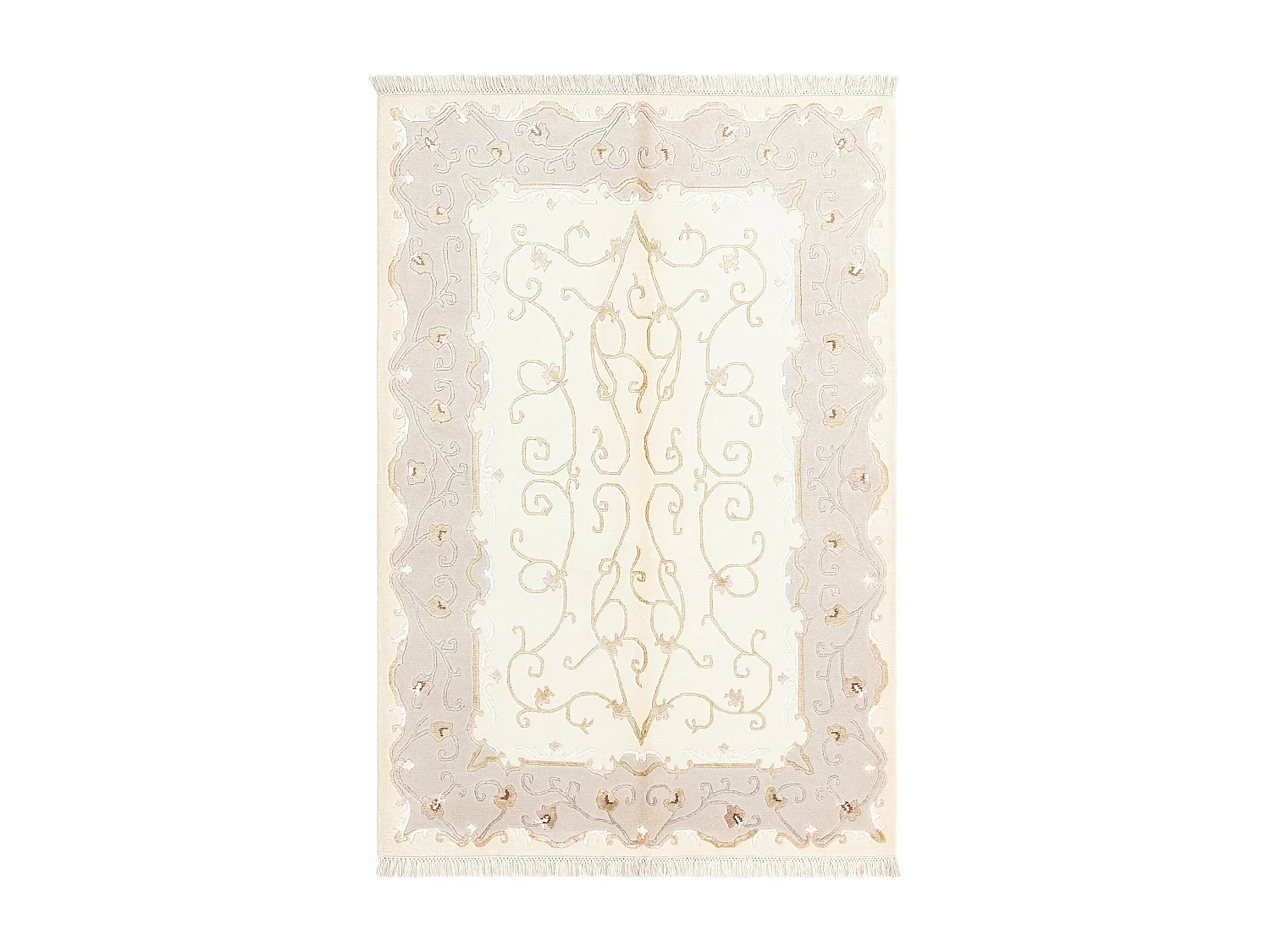 Wollteppich 127x185 Beige Darya