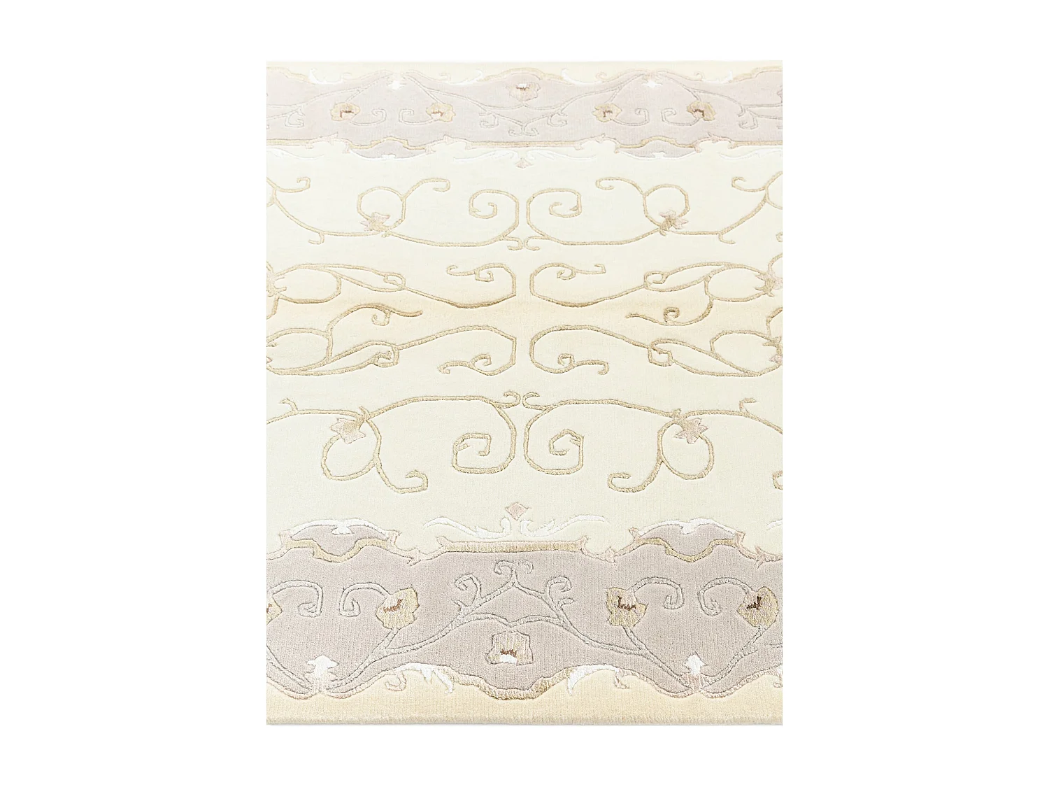 Tapis de laine 127x185 beige Darya