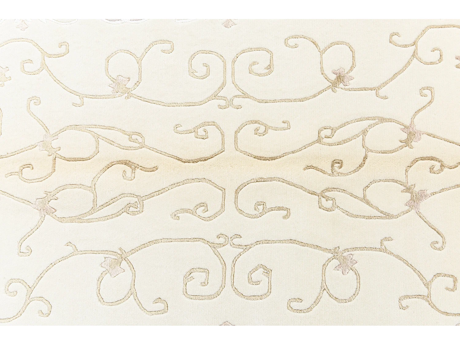 Tapis de laine 127x185 beige Darya