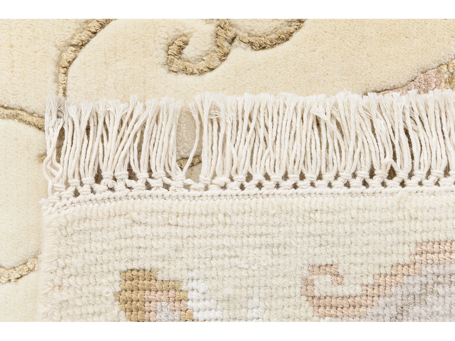 Tapis de laine 127x185 beige Darya