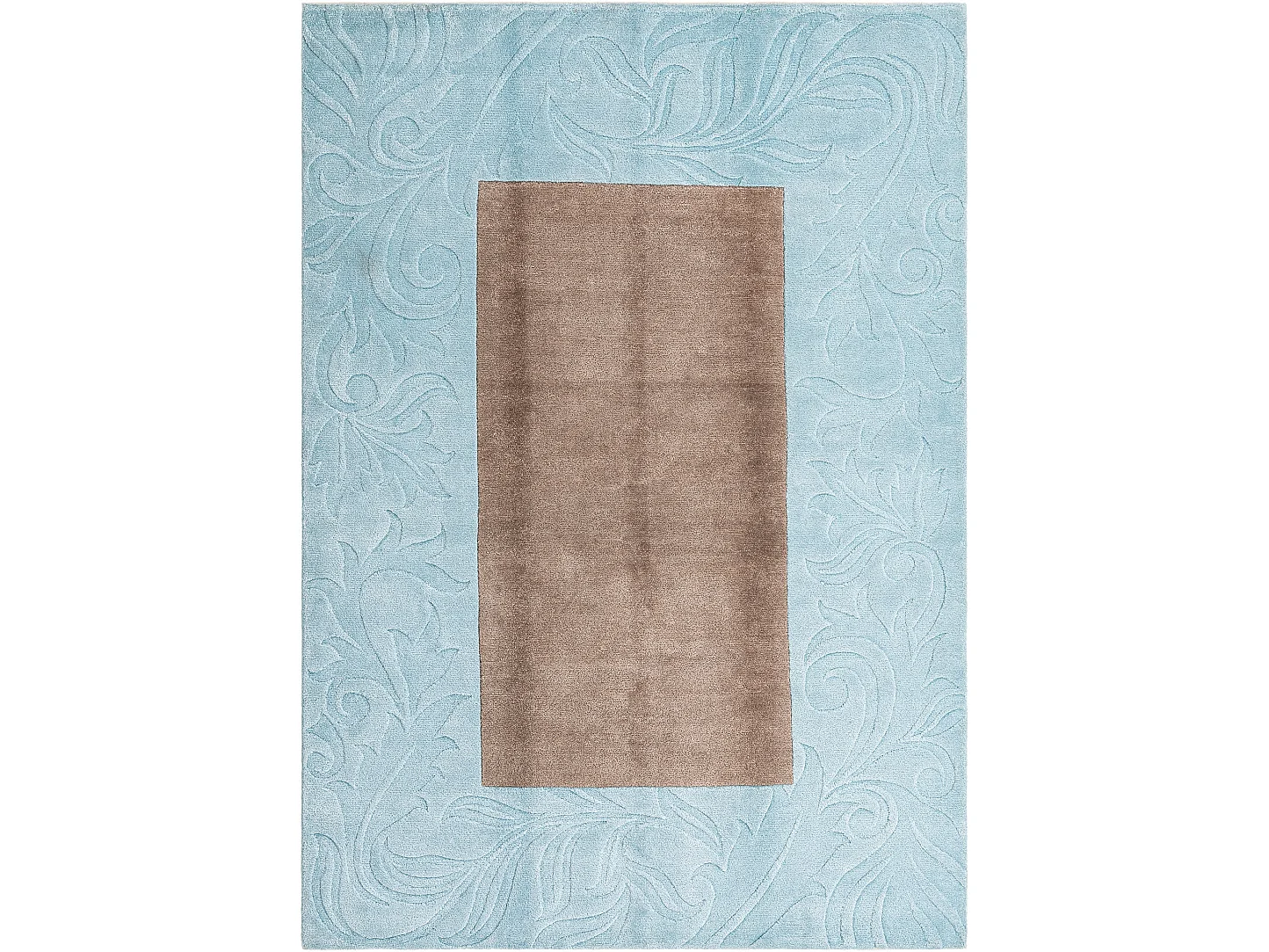 Tapis de laine 175x274 Bleu Darya