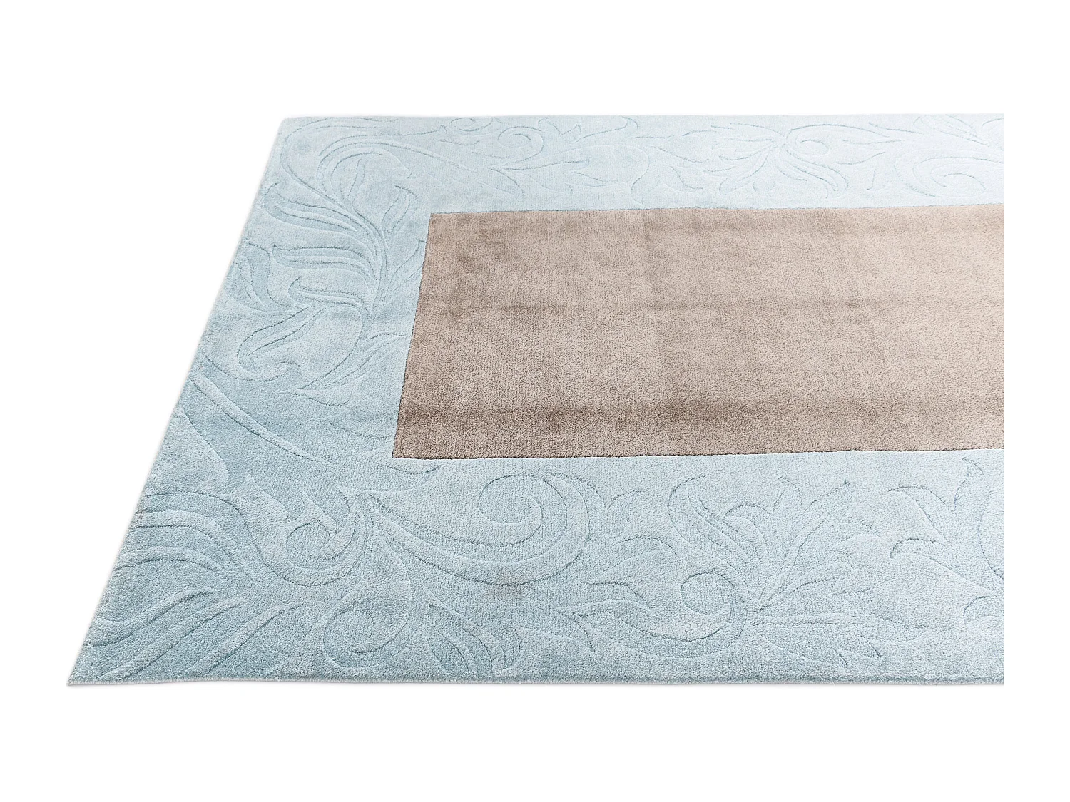 Tapis de laine 175x274 Bleu Darya