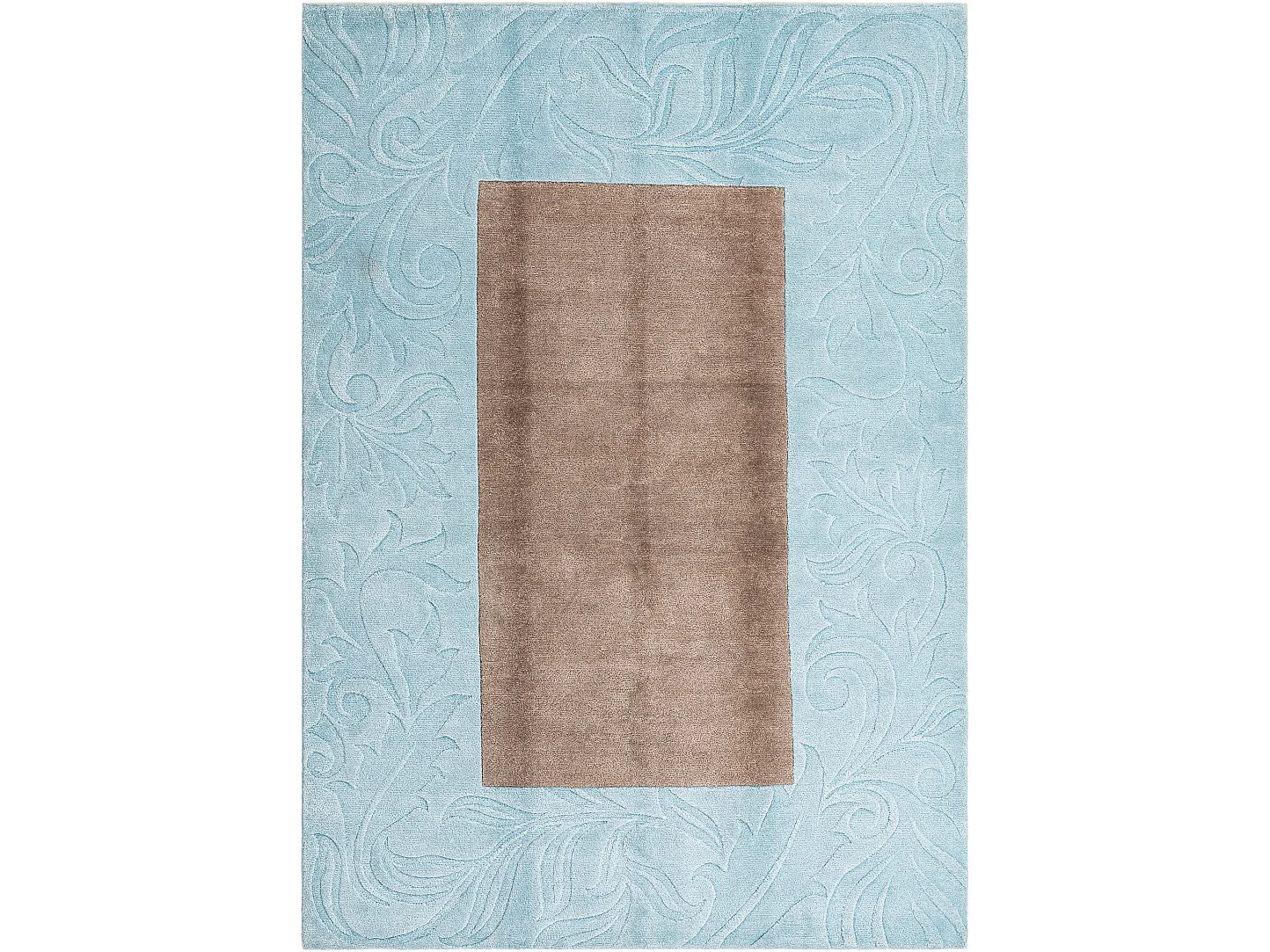 Tapis de laine 175x274 Bleu Darya