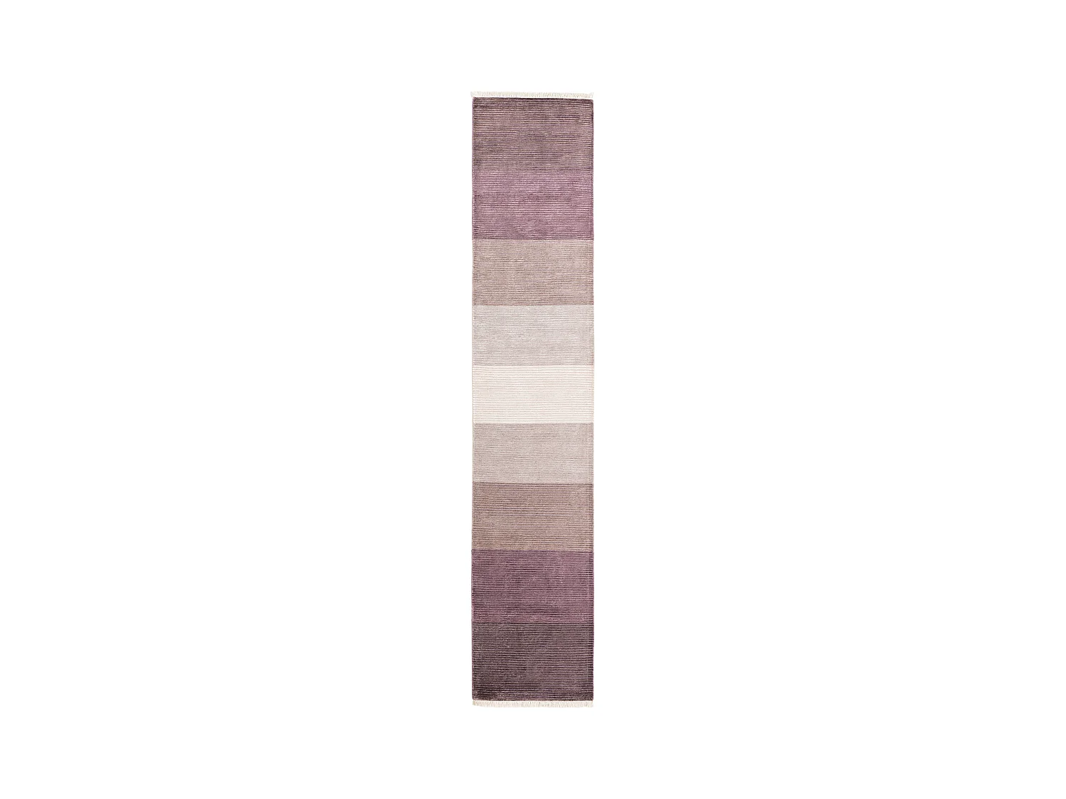 Tapis de couloir en laine 79x401 brun Darya
