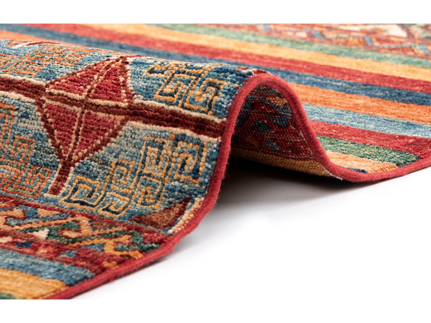 Tapis de laine 248x295 rouge Torkman