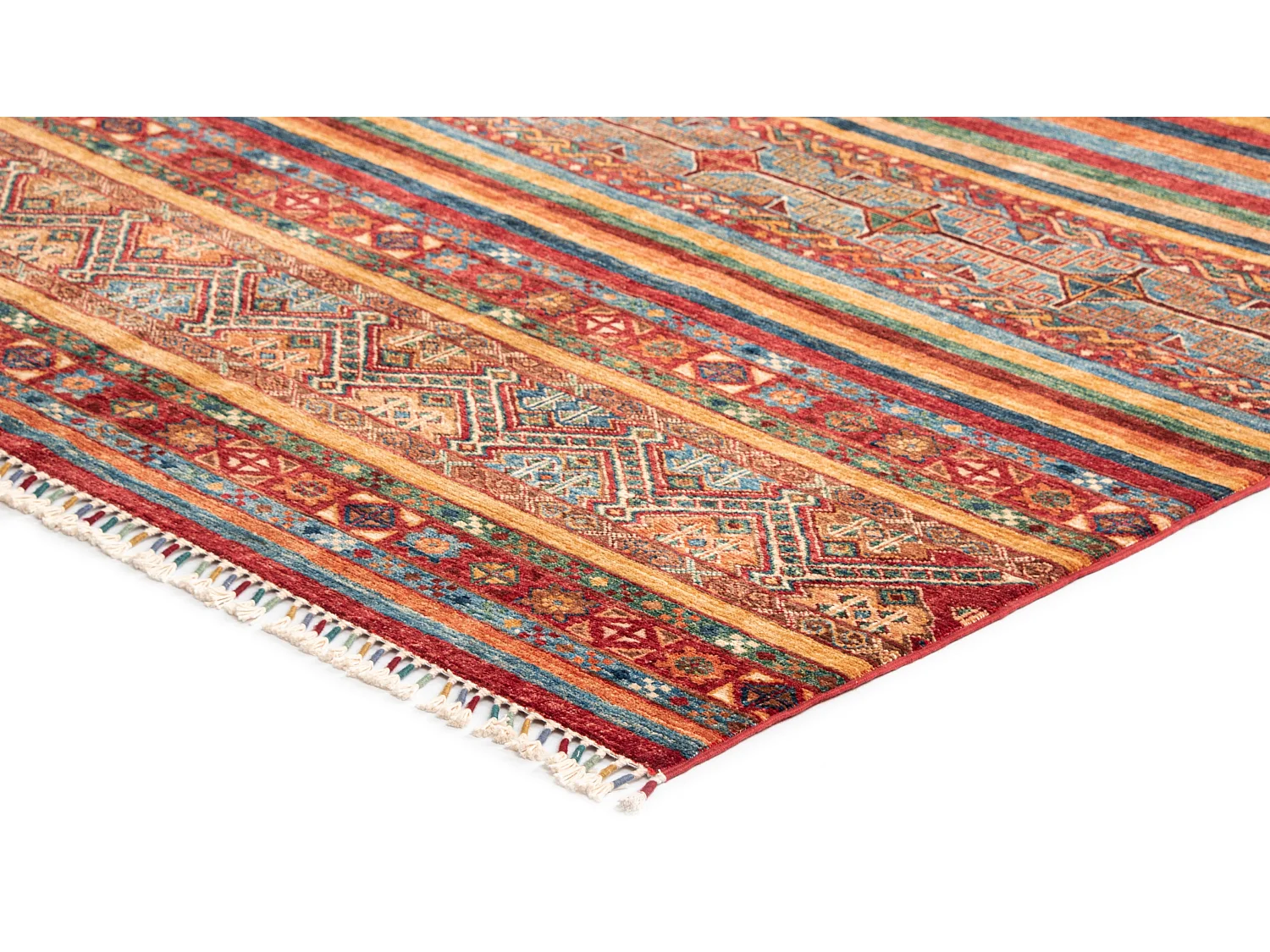 Tapis de laine 248x295 rouge Torkman