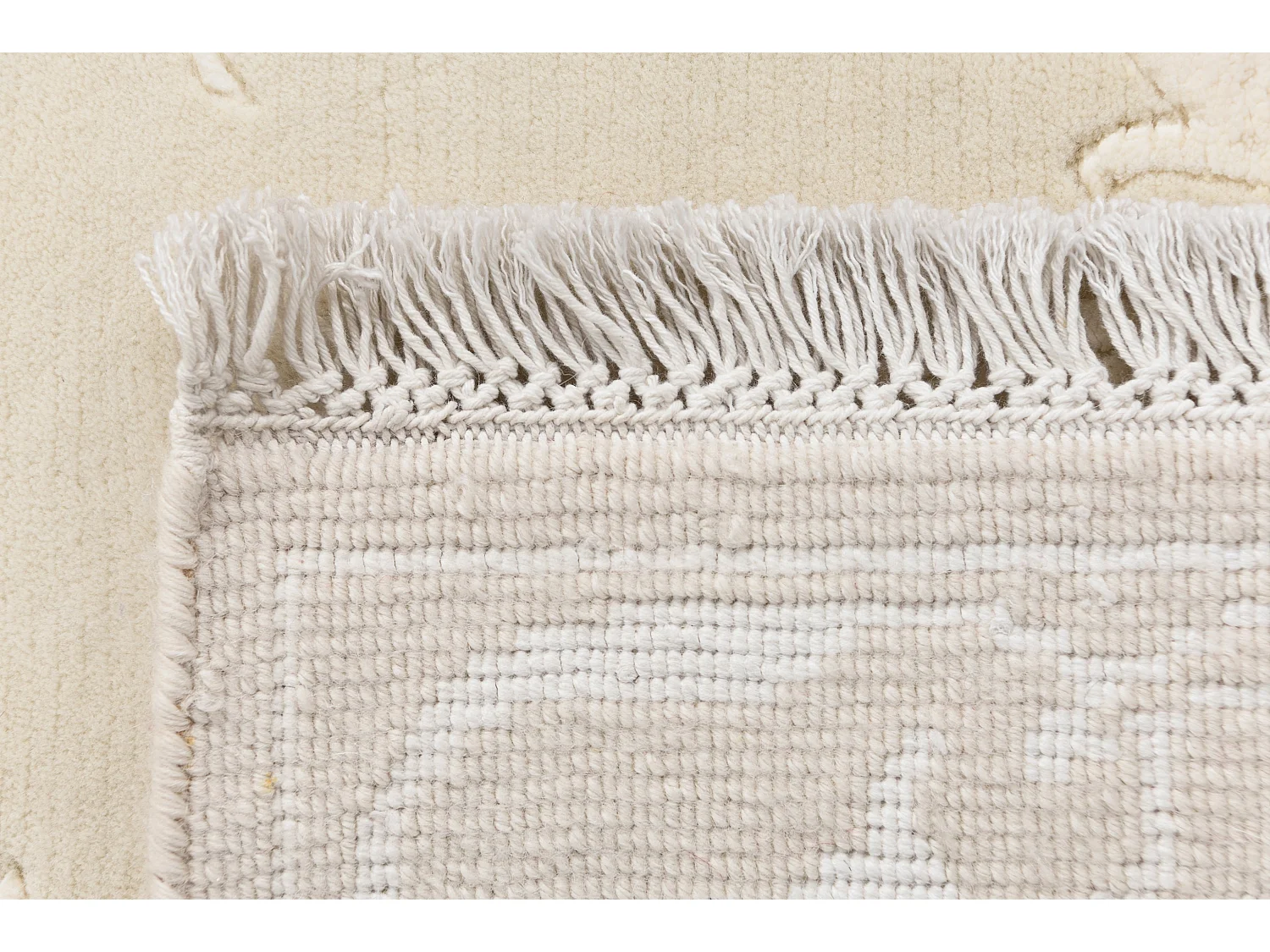 Tappeto per corridoio in lana 99x300 beige Darya