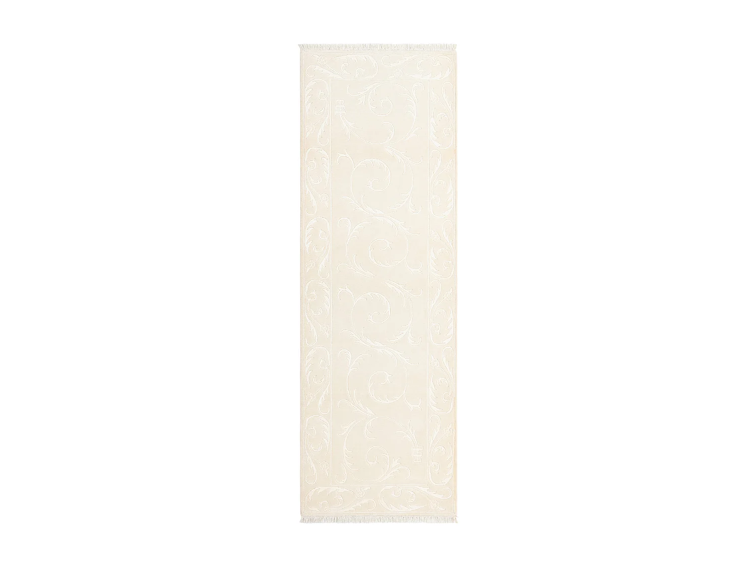 Tapis de couloir en laine 99x300 beige Darya
